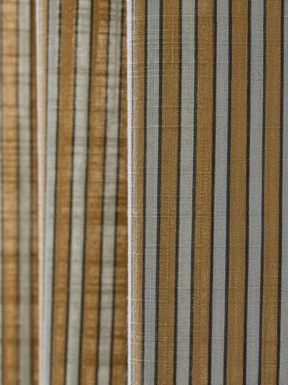 (2) NWOT West Elm Emma Chamberlain Multi-Stripe Curtain